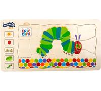 Small Foot Design Puzzle à étages 10431 en bois «La chenille qui fait des trous» 5 couches dès 3 ans
