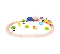 Chemin De Fer En Bois Mon Zoo Multicolore G