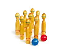 small foot 1052 Jeu de quilles en bois, quilles d'environ 16 cm de haut