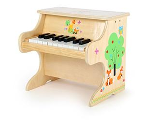 small foot 10724 Piano Petit Renard, en Bois, Instrument pour Enfants pour Les Premiers Pas dans Le Monde de la Musique