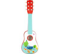 Small foot 10725 guitare en bois pour enfants, le premier instrument de musique, favorise l'apprentissage de la musique, dès l'âge de 3 ans