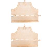 small foot 10810 Kit de route "Croisement en T" en bois, 2 pièces, compatible avec tous les chemins de fer en bois courants, à partir de 3 ans