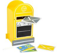 small foot 11188 wooden letterbox, incl. postcards, which can be inscribed with