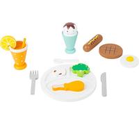 Small Foot 11197 Jeu de midi, certifié FSC® 100%, 14 pièces, en Bois Robuste, pour Enfants à partir de 3 Ans