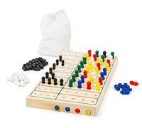 Small Foot – Jeu de société 11364 – 100 pièces, 2 joueurs, bois multicolore