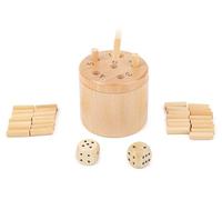 Small Foot 11365 Jeu de Dés 6, Jeu de Logique pour 2-6 Personnes, Jeu Social pour Toute La Famille, 39-Pcs