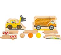 small foot 11382 Construction Site Run Made of Wood w/Expandable Elements, incl.