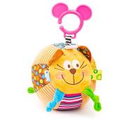 Small Foot 11424 Balle en Peluche Chat, Balle pour Bébé Hochet, Jouet pour Tout-Petits