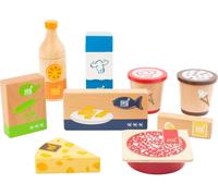 Small Foot 11441 Frozen and Chilled Food Set Fresh, Made of Wood, Accessories fo