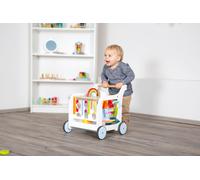 Small Foot Design – Chariot de marche pour bébé – Éléphant 11607 – en bois multi-activités