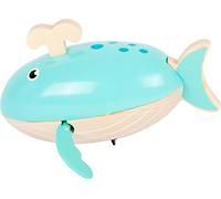 Small foot 11659 Jouet Aquatique Baleine à remonter en Bois, Jouet Aquatique à remonter,pour Enfants à partir de 24 Mois