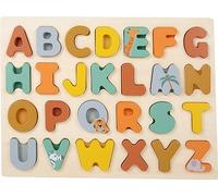 Small foot 11703 Puzzle à Poser ABC en boisà partir de l'âge de 2 Ans