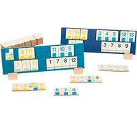 Small Foot 11716 Rami Jeu de Pose de nombres en Bois, Jeu de société aux Couleurs Modernes, à partir de 7 Ans Multicolore