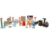 Small Foot Design - Set de meubles de poupée 11742, moderne bois/plastique, 31 pièces, dès 3 ans