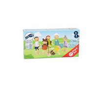 Small Foot 11804 Famille de poupées Souples en Bois, détaillées, Flexibles et durables, à partir de Trois Ans