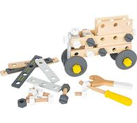 Small Foot 11810 Set de Construction Miniwob en Bois, kit de Construction créative avec Outils et Accessoires