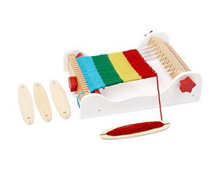 Small Foot 12042 Cadre de Tissage en Bois Elsa avec Accessoires et Mode d'emploi détaillé, dans Un Joli Coffret Cadeau.