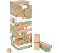 Small Foot Design – Tour bancale Gold Edition en bois, couleurs modernes, avec dé, dès 3 ans