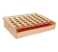 Small Foot 3460 jeu de société "Puissance 4, format voyage ", "Puissance " version de voyage dans une boîte en bois