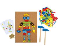 Small Foot 3944 Jeu de marteaux, multicolore, 229 pièces (1 set)