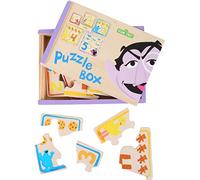 Small Foot 5, Rue Sésame Boite de Puzzles FSC 100%