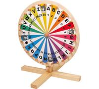 Small Foot-6251 Roue de la Fortune en Bois, se Joue sur Toute Table, Amusement pour la Famille entière, à partir de 5 an Jeu de société, 6251, Coloré