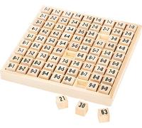 Small Foot 7583 Table de multiplication en bois, apprenez l'arithmétique de façon ludique, à partir de 7 ans