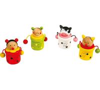 small foot 7795 Boîte à dents de lait animaux, boîte de collection en bois