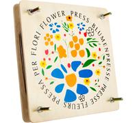 Small Foot 8172 Presse à fleurs avec motif, écrous à oreilles inclus (1 pièce)