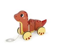 Small Foot Animal à Tirer Dino, Bois certifié FSC® 100%, à partir de 12 Mois, 12613, Coloré