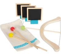 Small Foot Arc et flèches « Active » en Bois, avec 3 cibles & Sac, dès 5 Ans, 12478, White