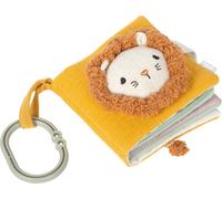 Small Foot Design – Livre de découvertes en tissu Little Lion – interactif pour bébés, jaune