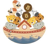 Small Foot Balancing Ark Safari motor skills game for Children, made of wood, in