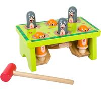 small foot Banc a marteler Tape sur la taupe, certifiée FSC® 100%, jeu robuste en bois, à partir de 18 mois, 11162