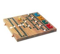 small foot 9954 jeu de société en bois "Barricade", jeu de dés et de stratégie pour 2 à 4 joueurs, à partir de 3 ans, Marron
