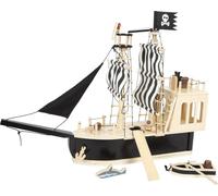 Small Foot Bateau pirate pour poupées à plier noir Bateau jouet