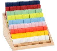 small foot Bâtonnets de calcul Boîte d'apprentissage XL "Educate", en bois, colorée, entraîne la compréhension des chiffres, dès 4 ans, 12214