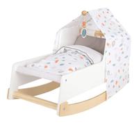 Small Foot Design - berceau de poupée Little Button junior 54 x 28 cm bois blanc