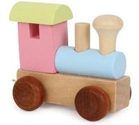 Small Foot bois de locomotive coloré 6 x 3,5 x 5,5 cm Multicolore G