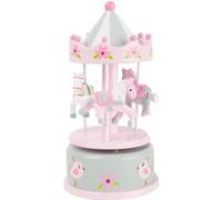 Small Foot boîte à musique carrousel à chevaux 9 x 19 cm Roze G