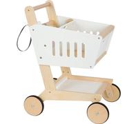 Small Foot Caddie supermarché « Fresh » en Bois, Accessoires pour la Boutique et Le supermarché, a partir de 3 Ans,12403, Beige