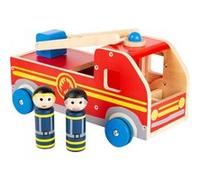 Small Foot camion de pompier XL en bois 30 cm rouge 3-pièces garçons 30 cm Rouge G