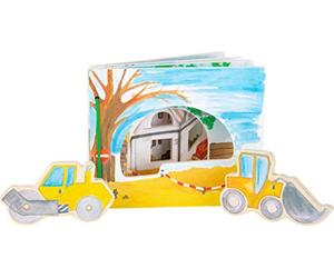 Small foot Carnet de photos interactif en bois, REGT l'imagination sur jouets, multicolore - 12039 - version allemande