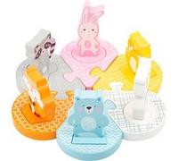 Small Foot casse-tête Animaljunior en bois 19 cm 12 pièces Multicolore G