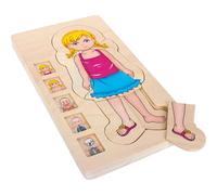 Small Foot - Casse-tête en bois pour filles, 29 pièces.