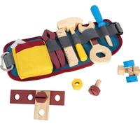 small foot Ceinture à outils personnalisable Jouets en bois dès 3 ans : Sans nom