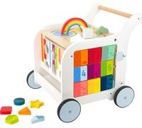 Small Foot Chariot d'apprentissage Eléphant Multicolore Chariot d'apprentissage