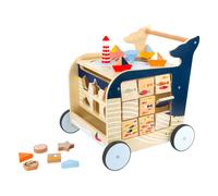Small Foot Chariot de marche Baleine 11608 bleu Chariot de marche
