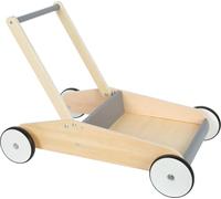 small foot Chariot de Marche Gris Ardoise Robuste en Bois, Surface de Charge, dès 12 Mois, 12550
