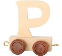 Small Foot chariot de train lettre P bois beige 5 x 3,5 x 6 cm Beige G